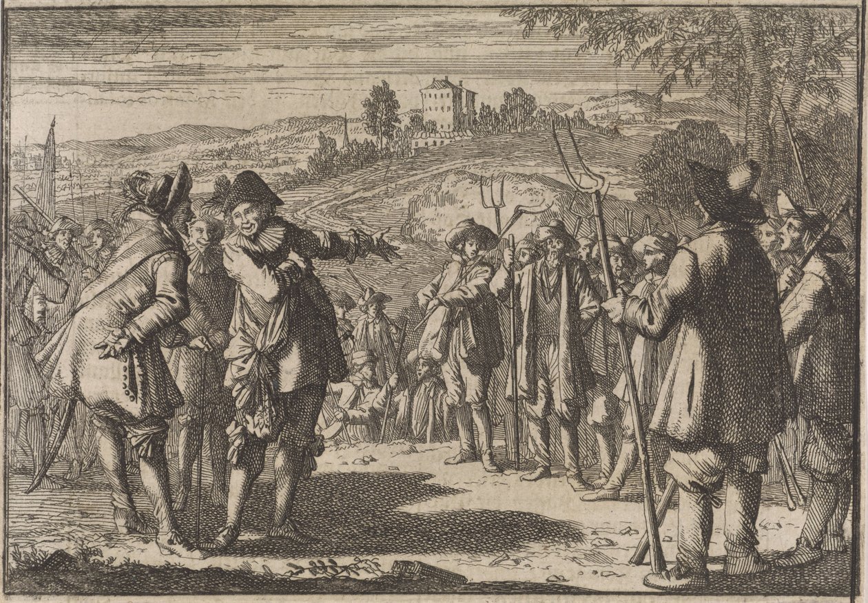 Rivolta dei contadini inglesi, 1645 da Caspar Luyken (attributed to)