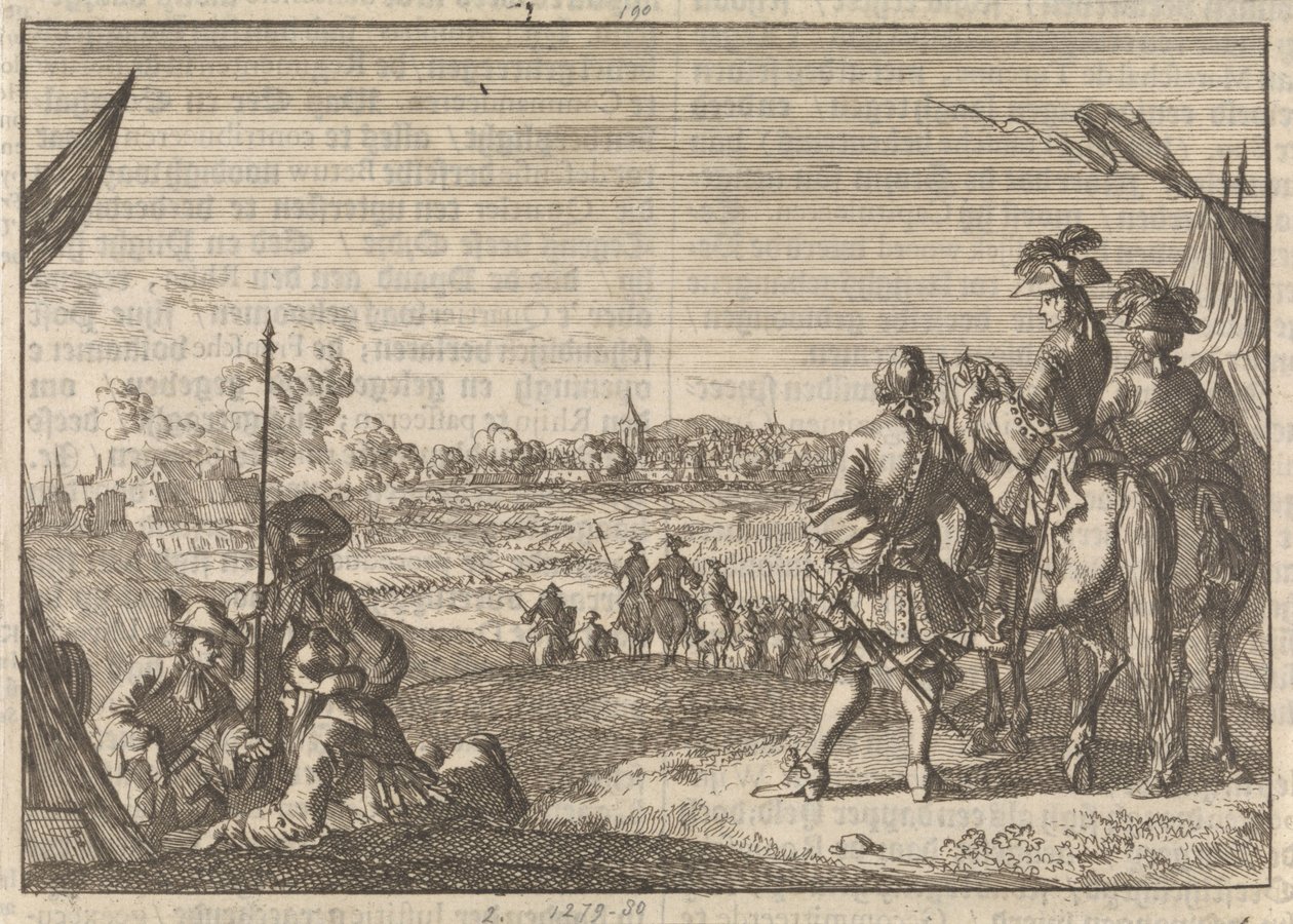 Conquista di Nimega da parte dei francesi, 1672 da Caspar Luyken