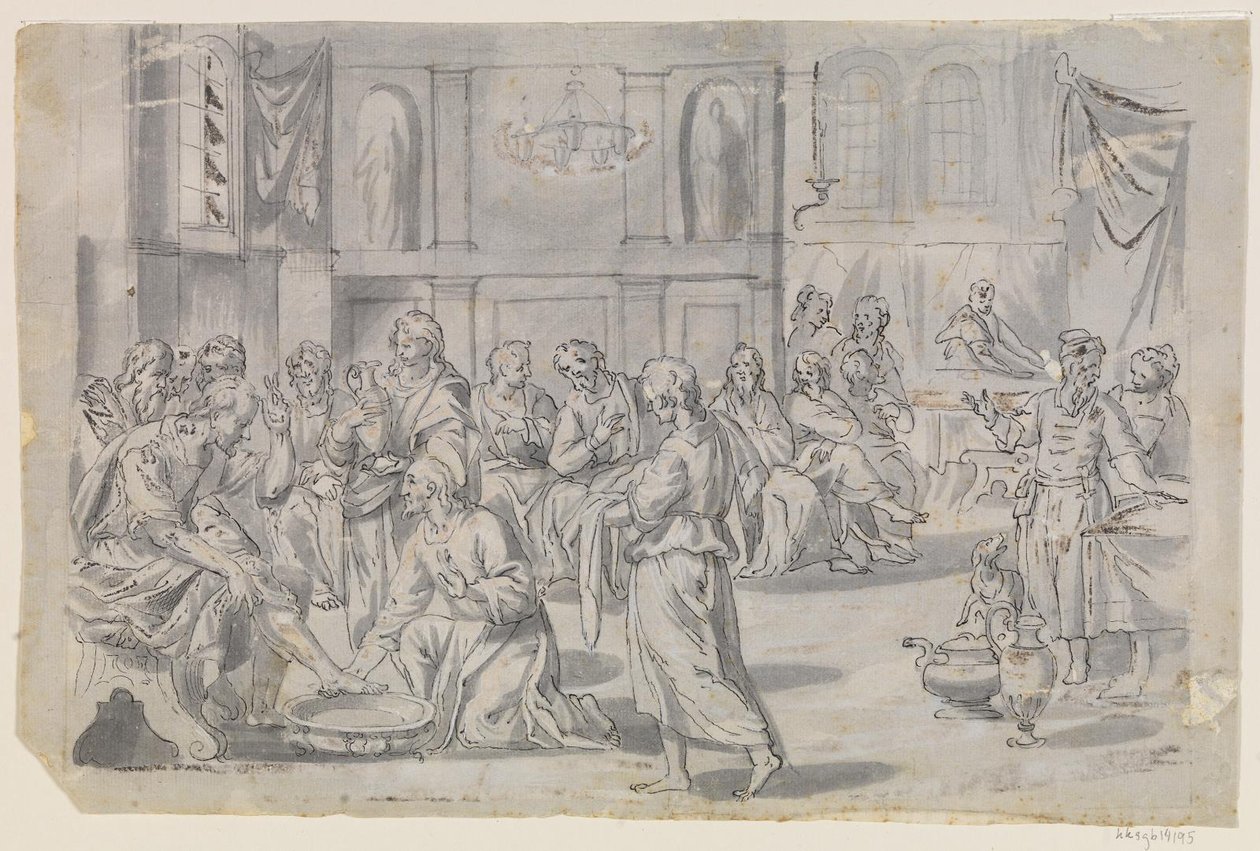 La lavanda dei piedi di San Pietro da Caspar Menneler