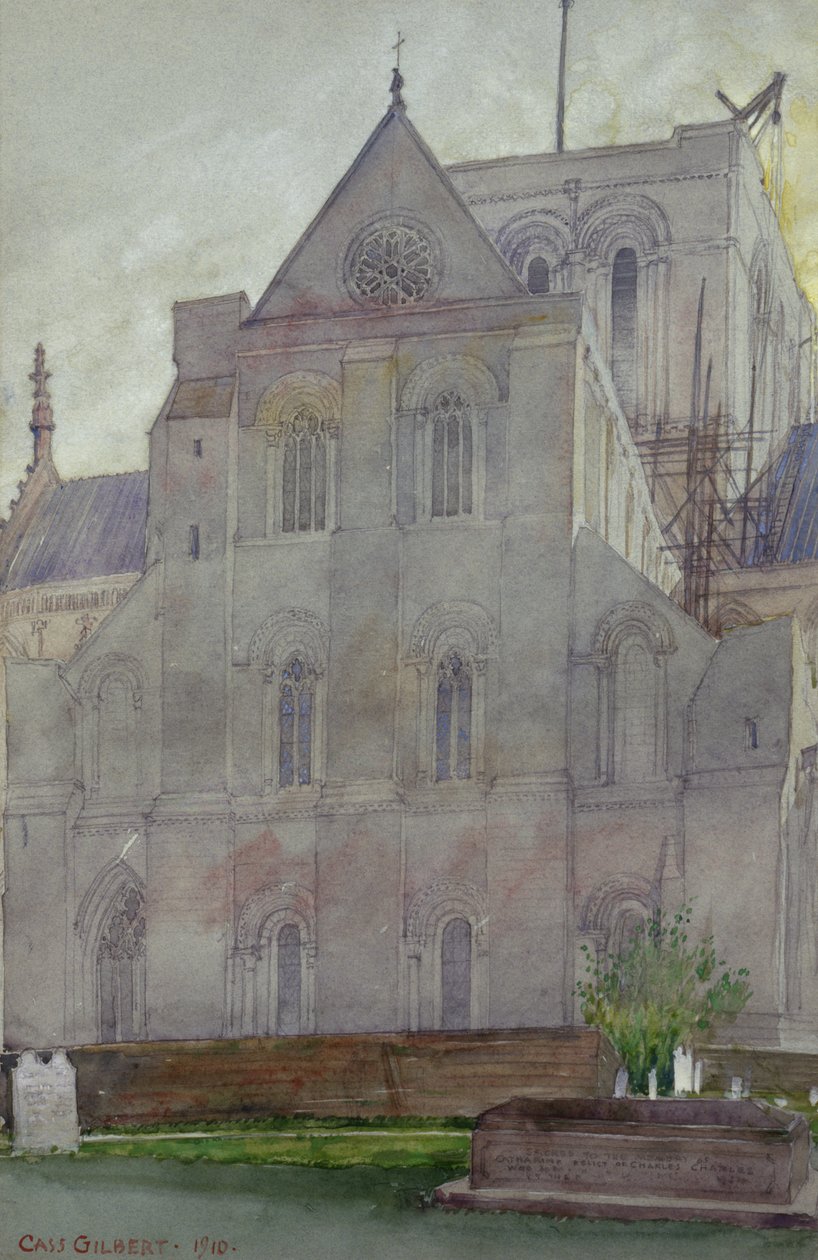 Transetto Nord, Cattedrale di Winchester, Inghilterra da Cass Gilbert