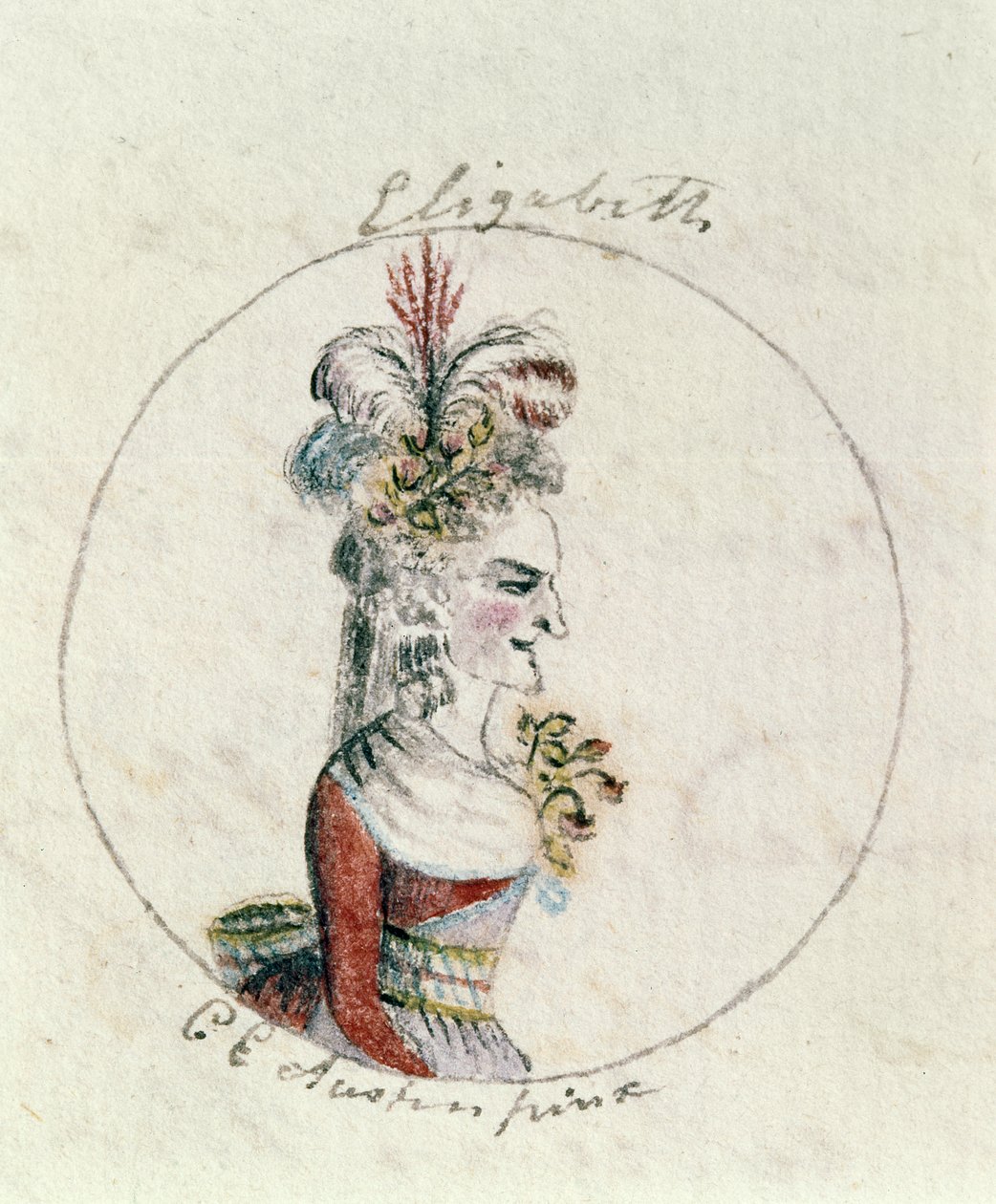 Regina Elisabetta I, c.1790 da Cassandra Austen
