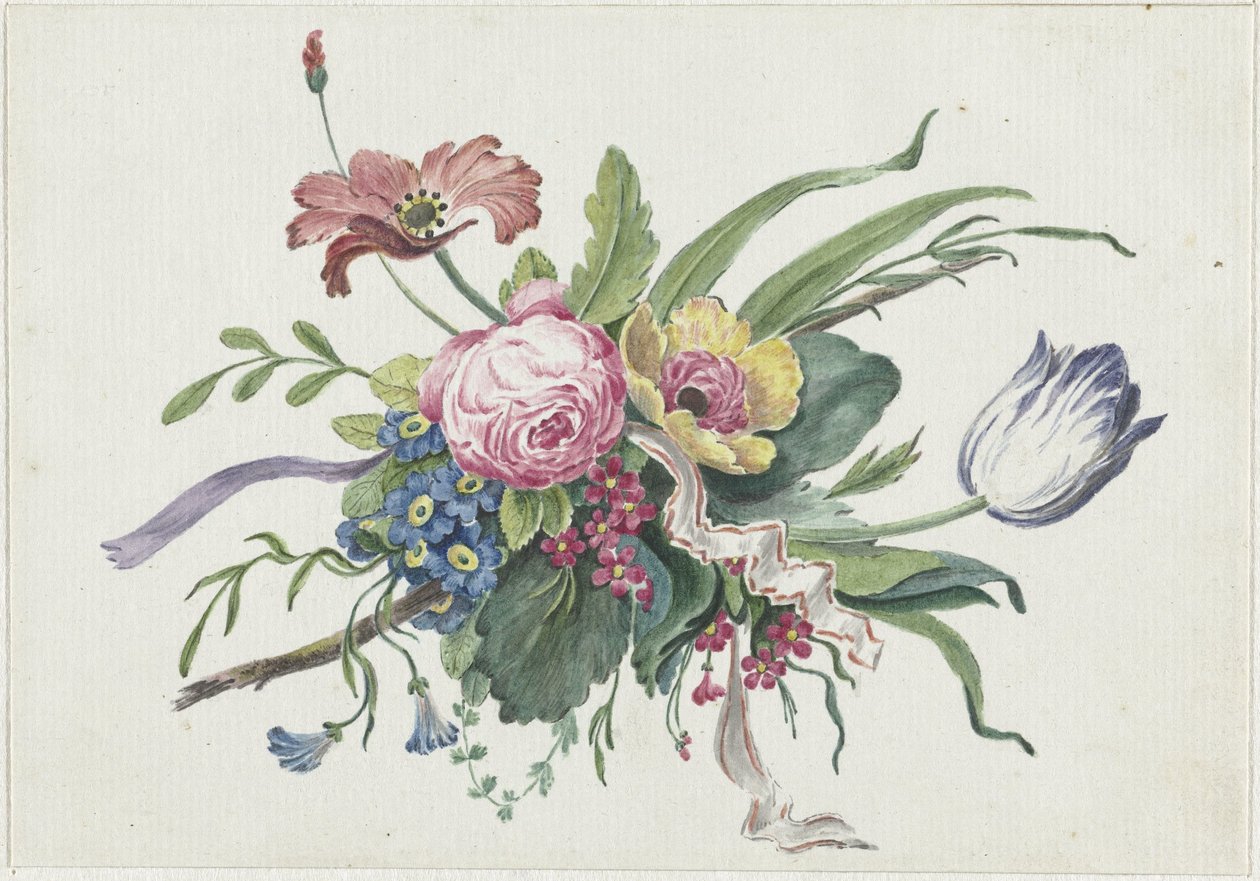 Composizione floreale da Catharina Wilhelmina Schweickhardt