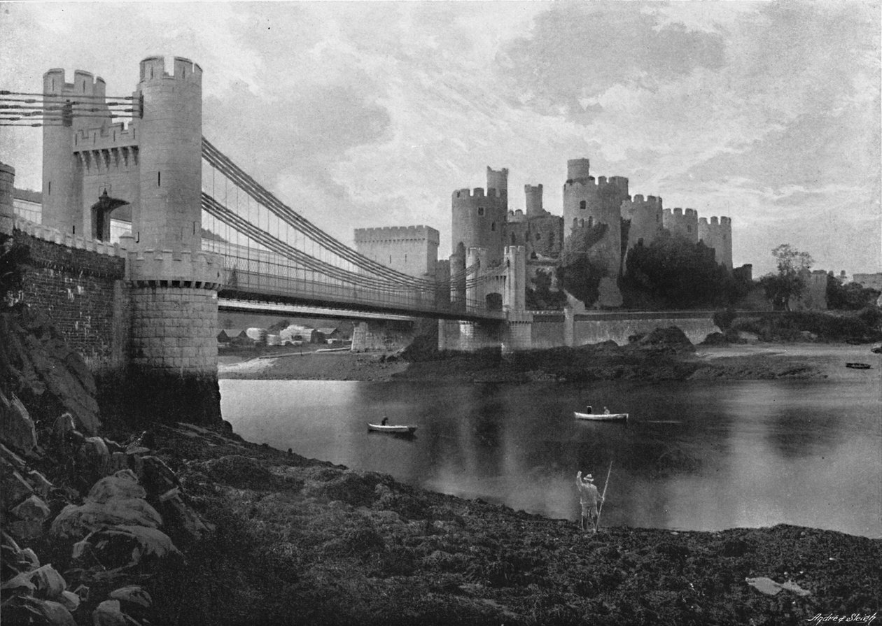 Castello e ponti di Conway da Catherall and Pritchard