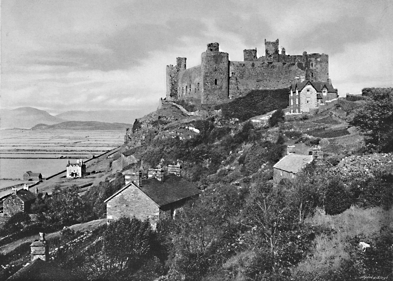Castello di Harlech, c1896 da Catherall and Pritchard