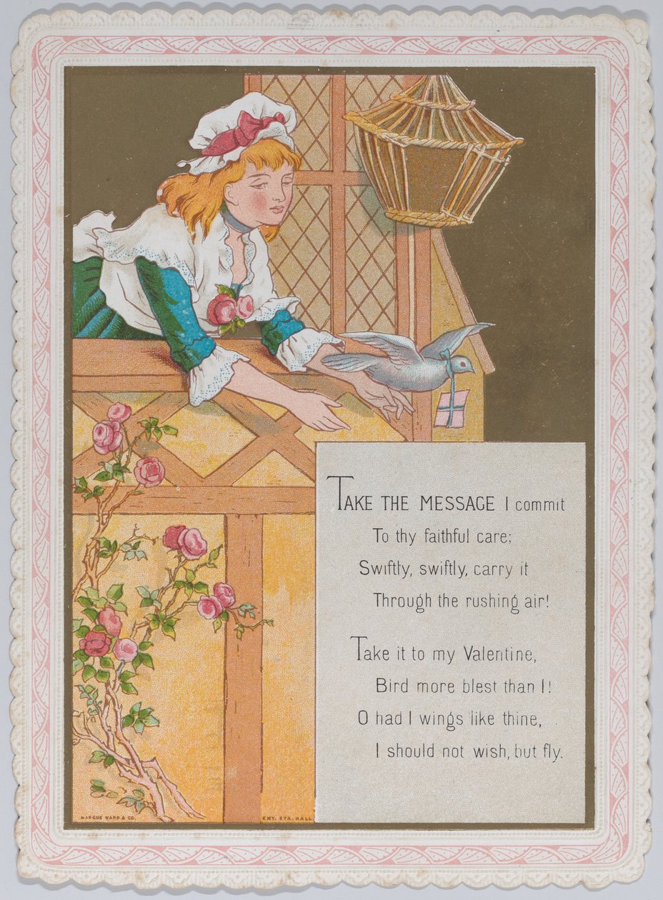 Valentine, 1874 da Catherine Greenaway