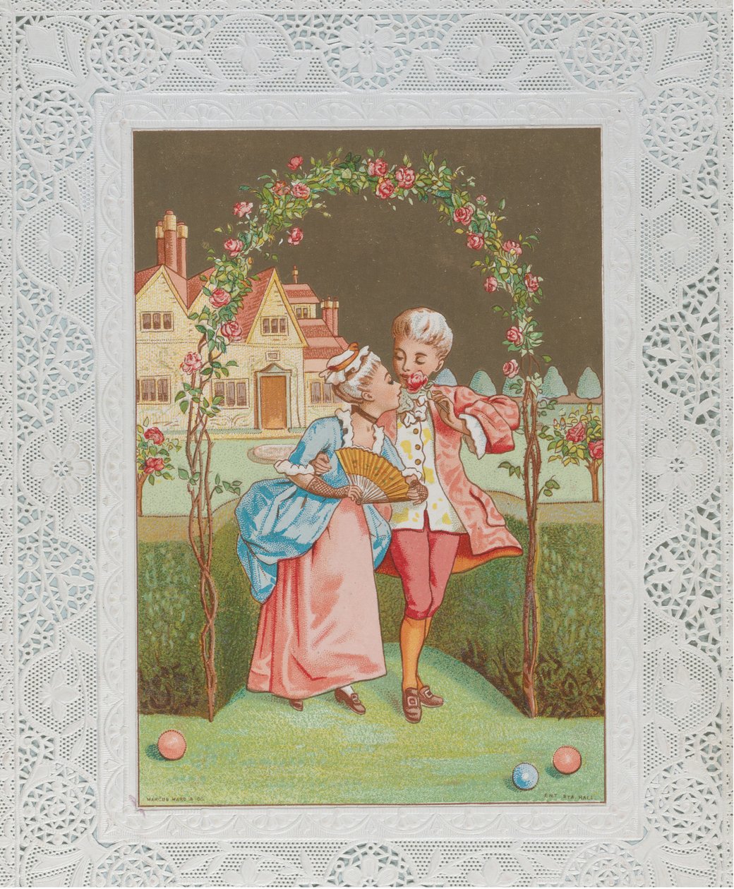 Valentine, ca. 1880 da Catherine Greenaway