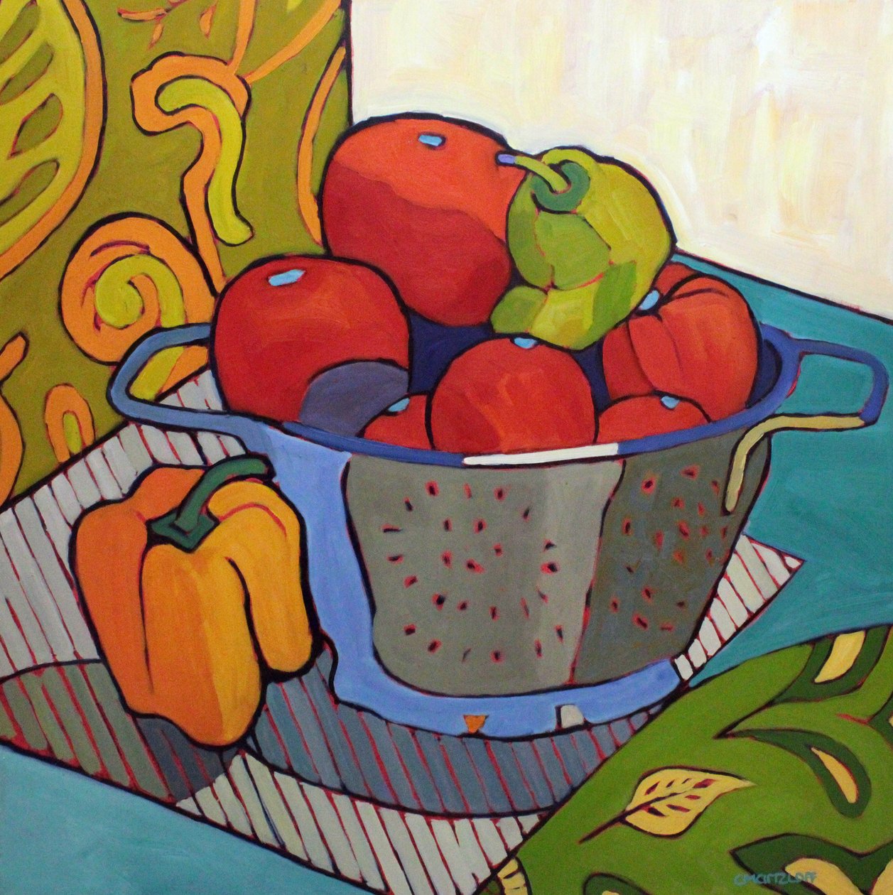 Mosaico di verdure sostanziose II, 2023 da Catherine J Martzloff