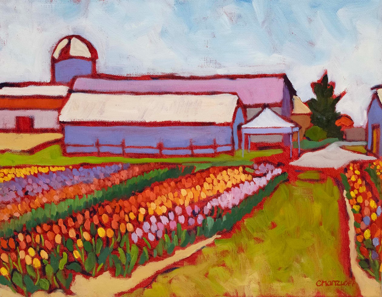 Campi di tulipani, 2019 da Catherine J Martzloff