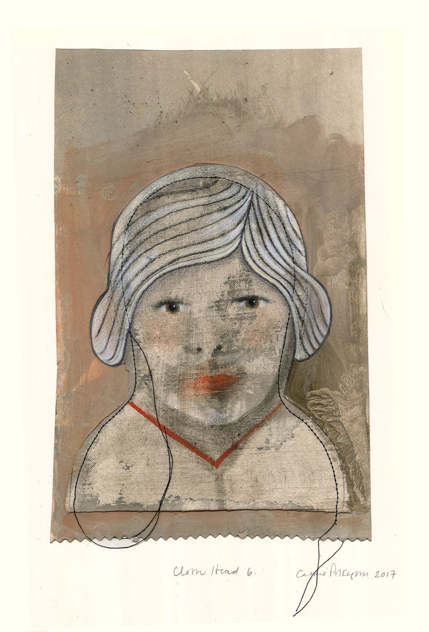 Testa di stoffa, 2017 (stampa digitale d