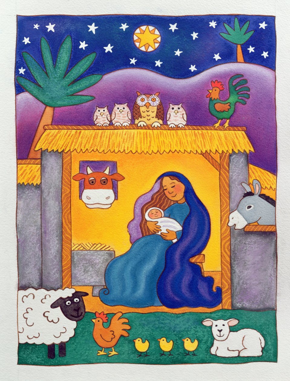 Un presepe nel cortile, 1996 da Cathy Baxter