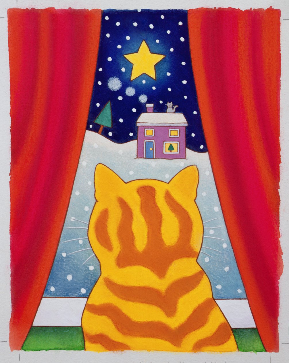 Gatto alla Finestra da Cathy Baxter
