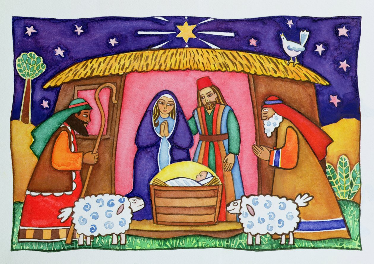 Scena della natività da Cathy Baxter