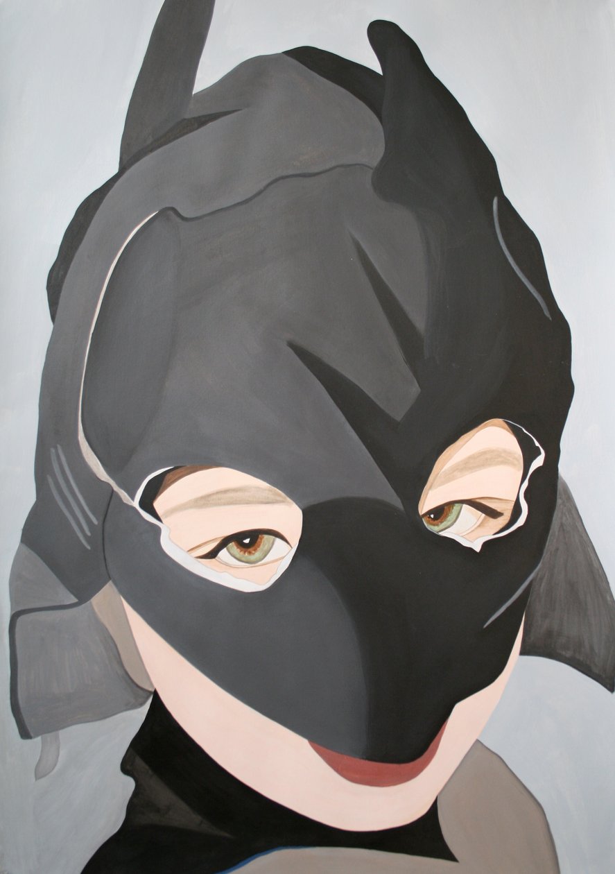 Batboy, 2003 (acrilico su carta) da Cathy Lomax