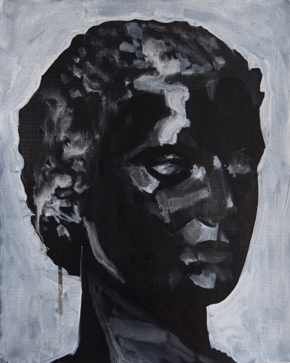 Belladonna: Marina, 2014 (olio e acrilico su carta) da Cathy Lomax