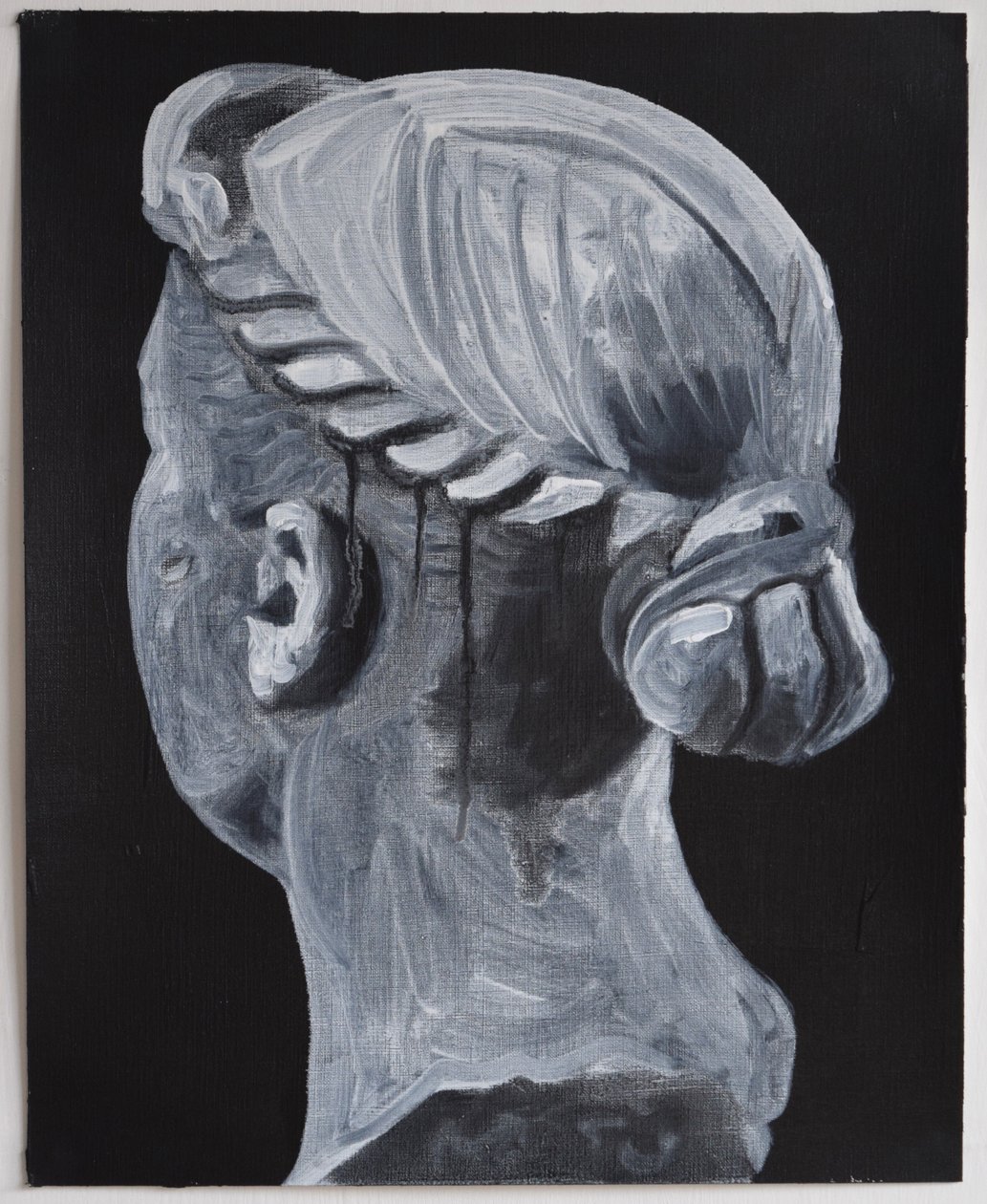 Belladonna: Nodus  Vitta, 2014 (olio e acrilico su carta) da Cathy Lomax