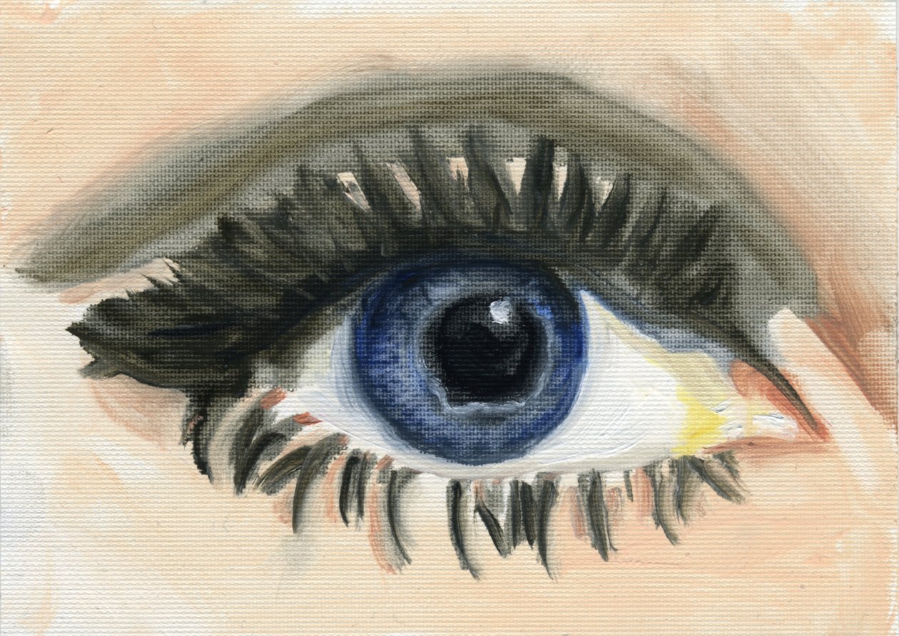 Jean, 2013 (olio su carta) da Cathy Lomax