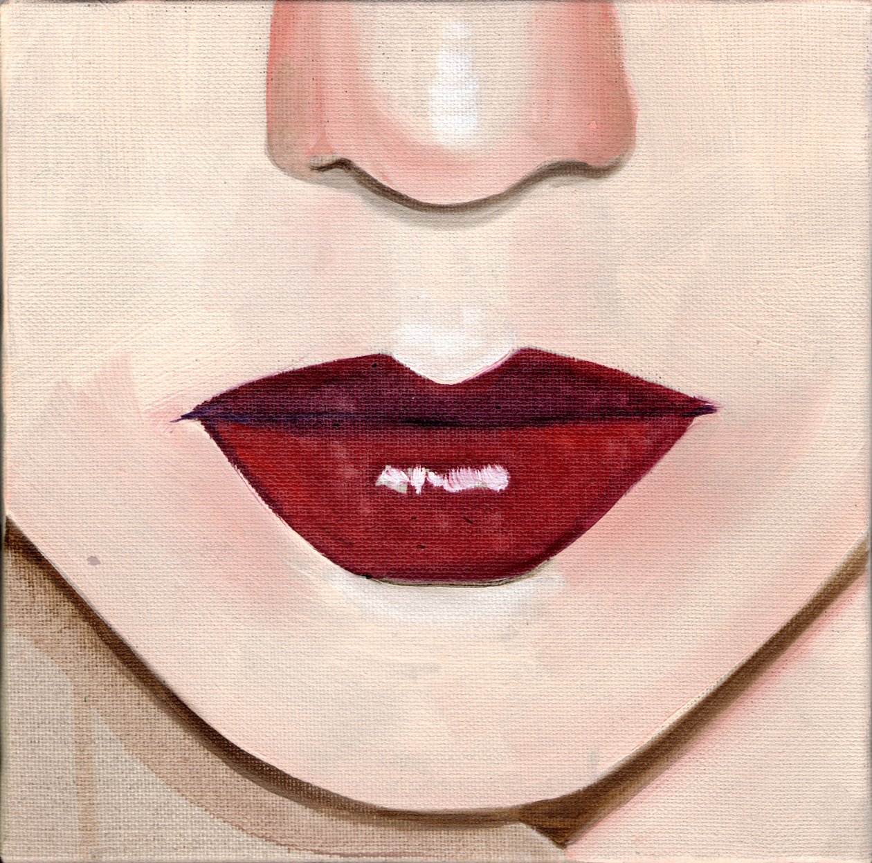 Maquillage 7, 2013 (olio su tela) da Cathy Lomax