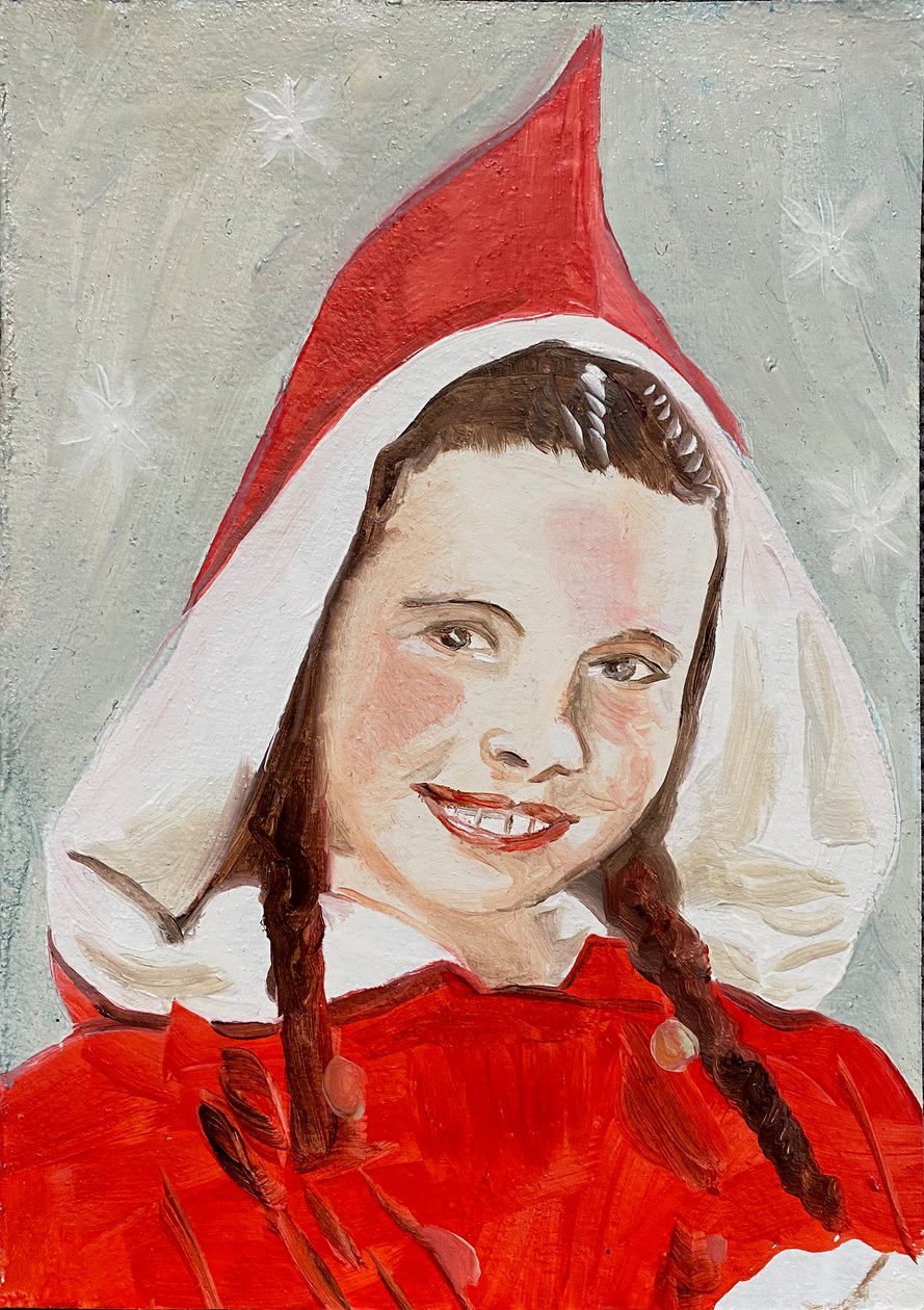 Margherita, 2023 (olio su carta) da Cathy Lomax