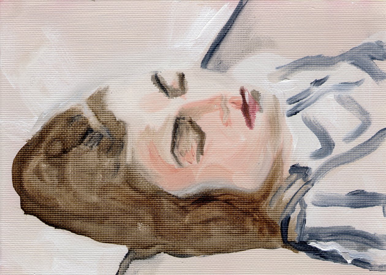 Toni Marachek, 2016 (olio su carta) da Cathy Lomax