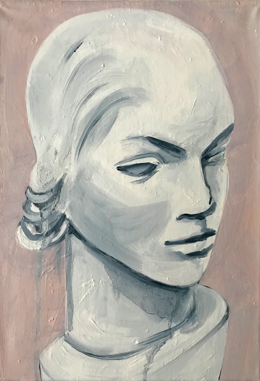 Valentina, 2017 (olio su lino) da Cathy Lomax