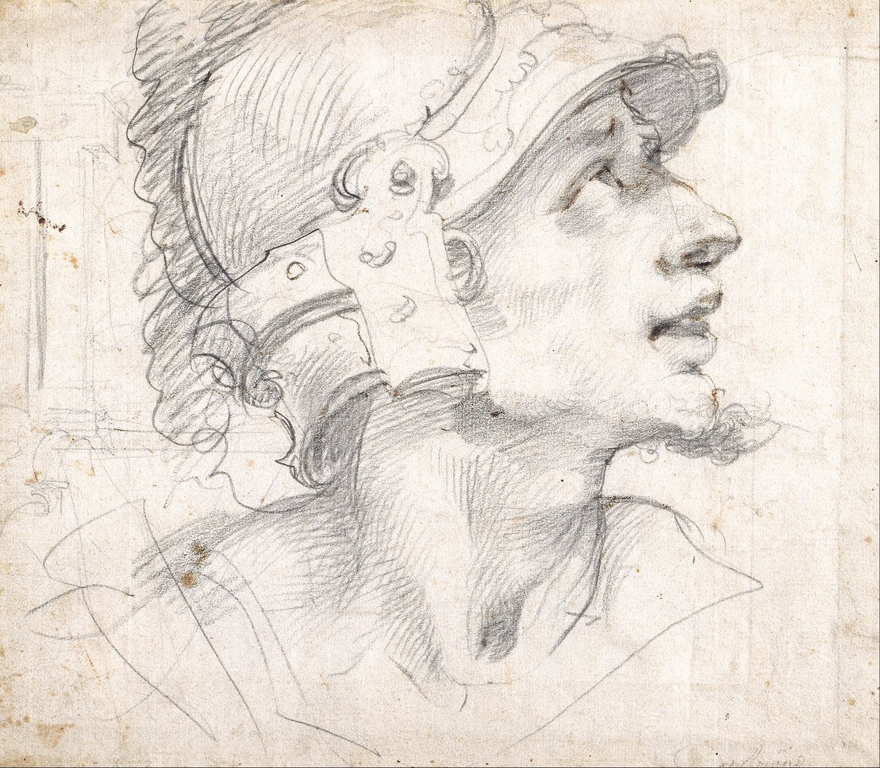 Testa di Tullio Ostilio da Cavalier d’Arpino