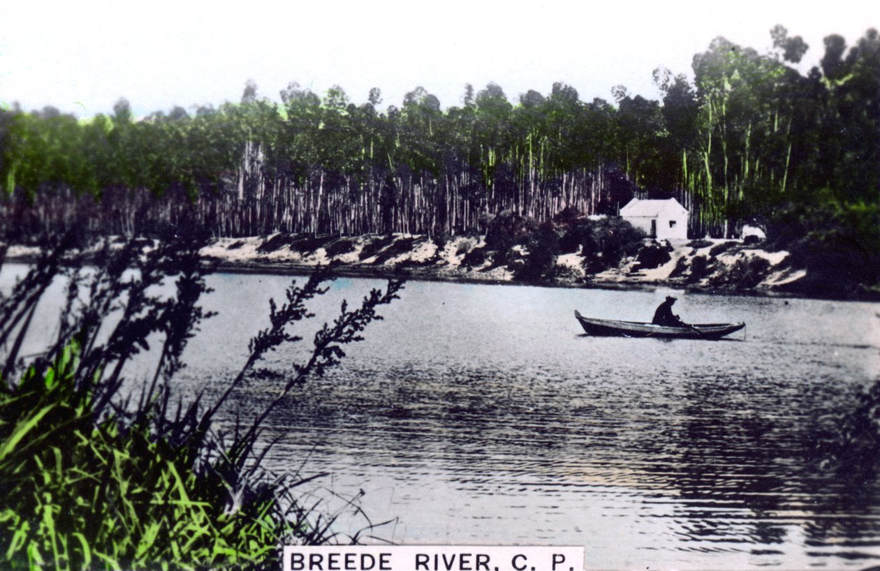 Fiume Breede Breë, Provincia Occidentale, Sudafrica, anni 