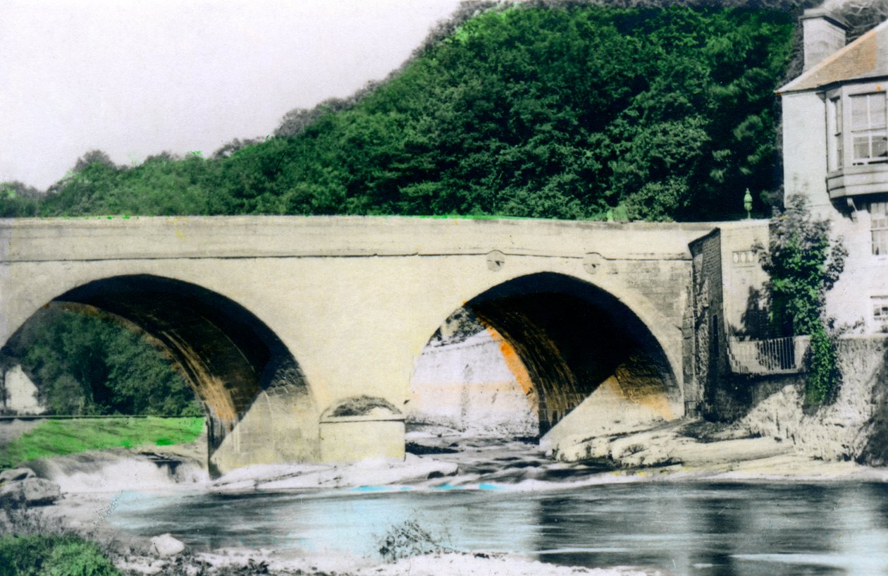 Ponte sul fiume Allan, Bridge-of-Allan, Stirling, 1926 da Cavenders Ltd