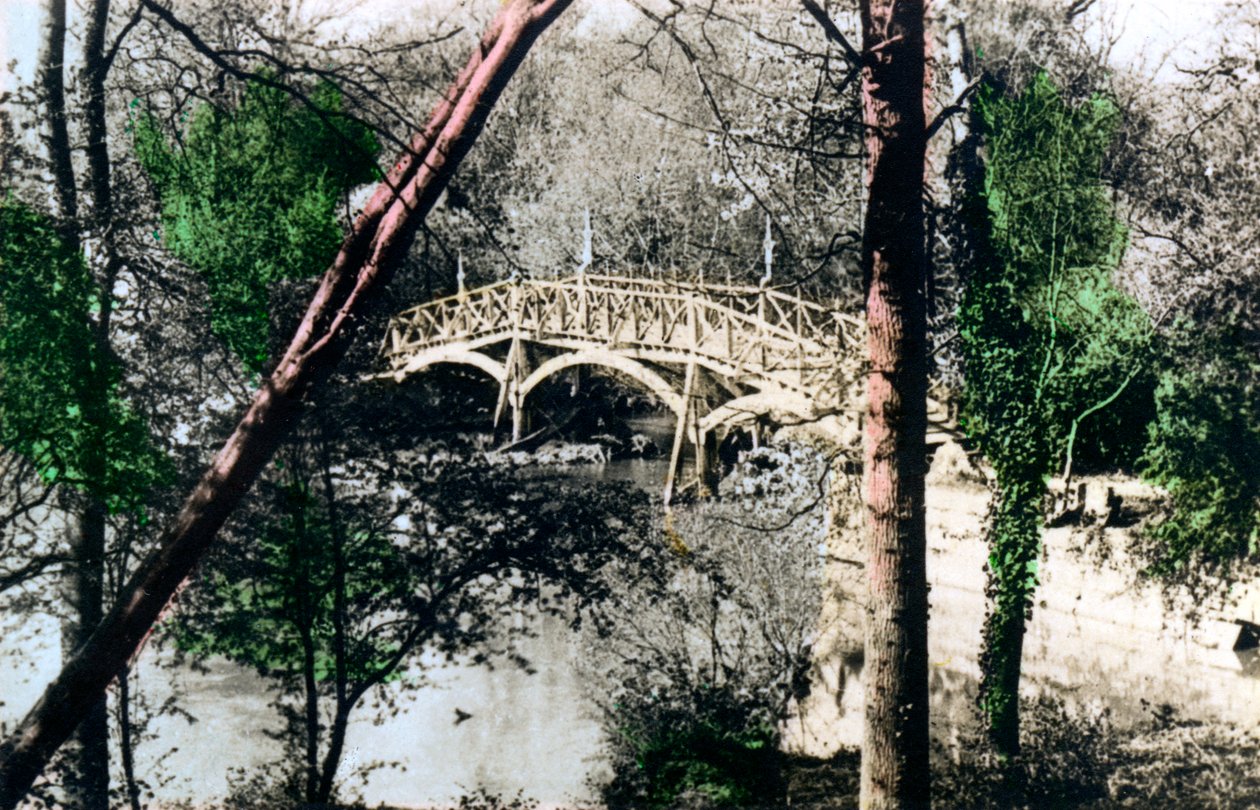 Ponte sul fiume Tamigi a Nuneham Courtenay, Oxfordshire, 1926 da Cavenders Ltd