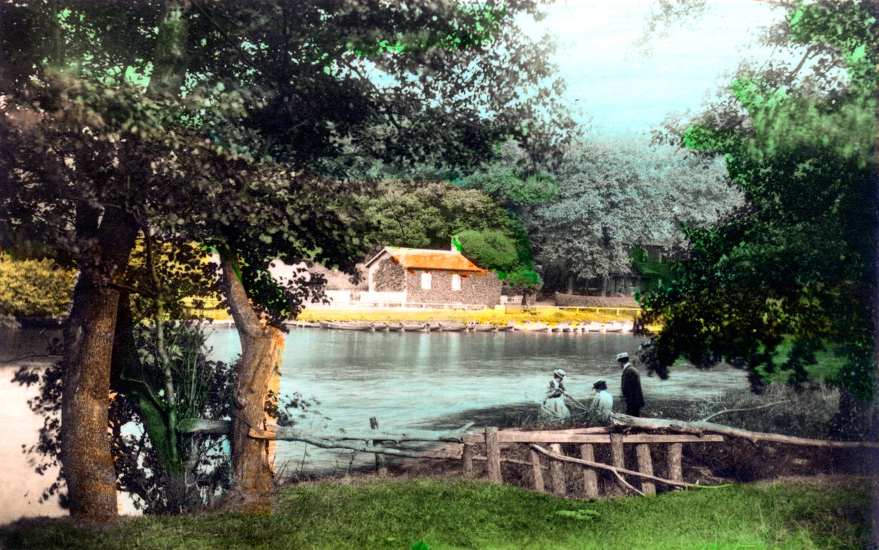 Diga di Ruswarp, Whitby, North Yorkshire, 1926 da Cavenders Ltd