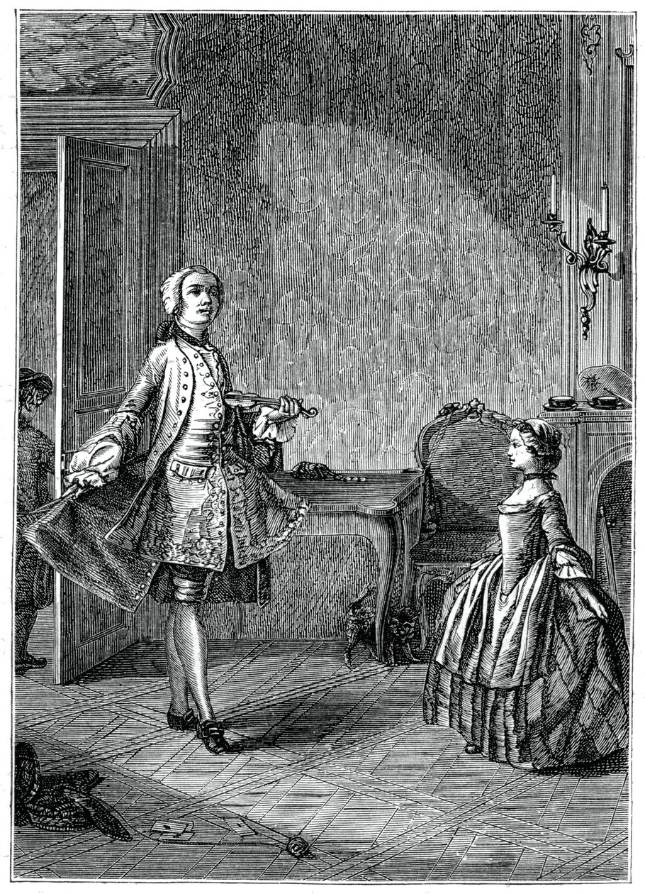 La lezione, 1885 da Cazot