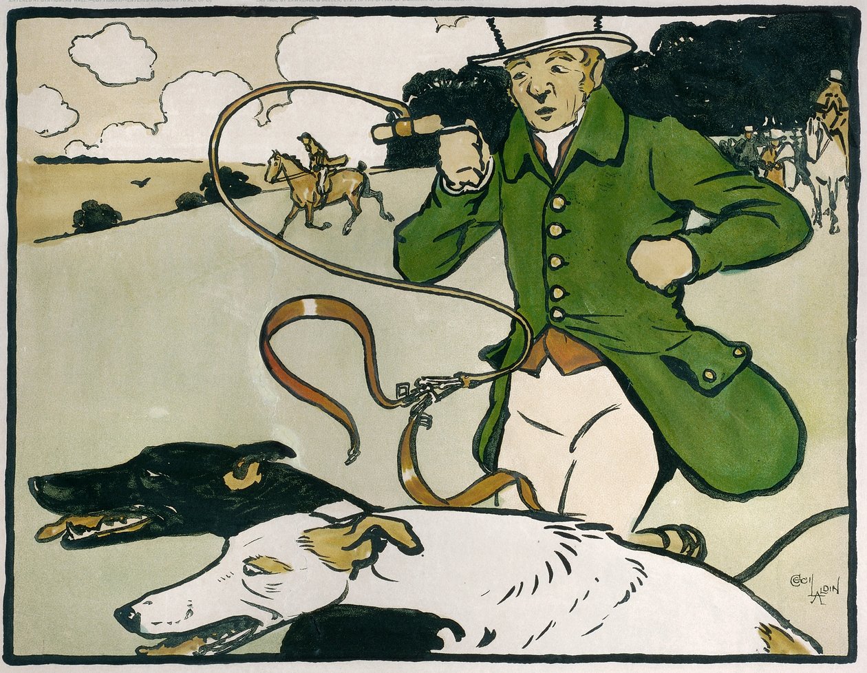 Vecchi sport e giochi inglesi: Coursing da Cecil Charles Windsor Aldin
