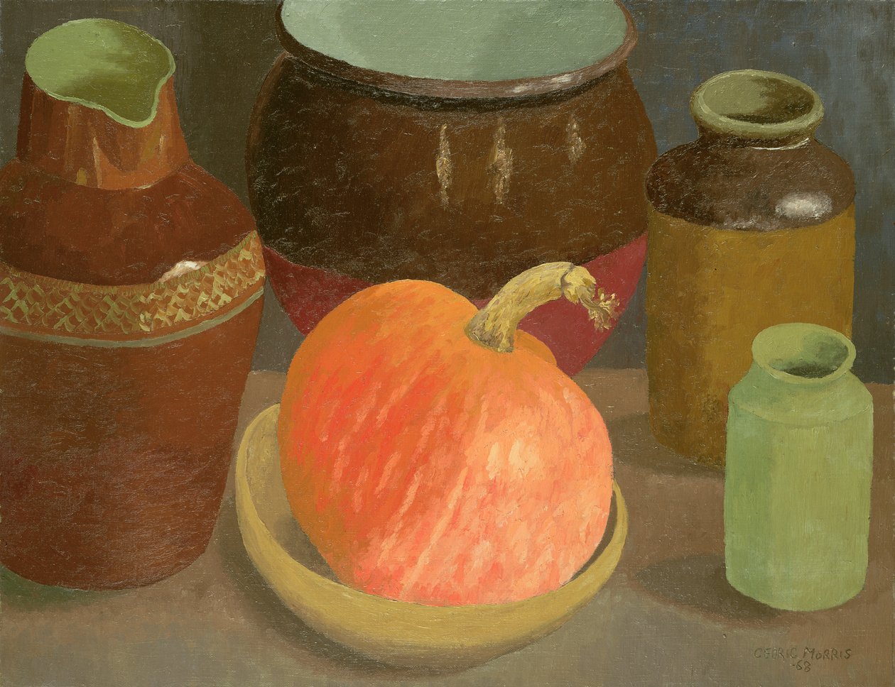 Zucca e vasi da Cedric Morris