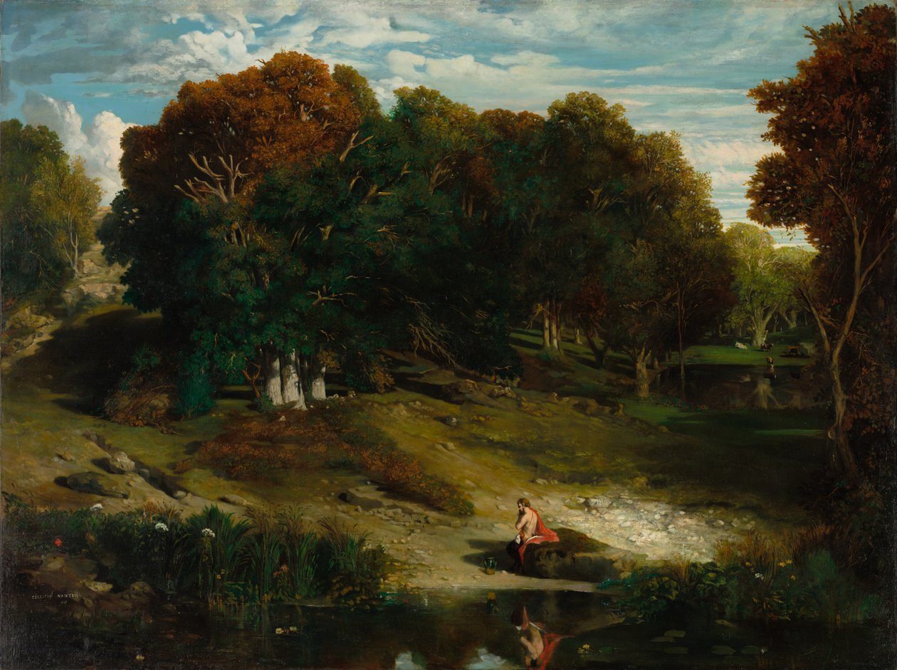 Nella Foresta, 1841 da Celestin Francois Nanteuil
