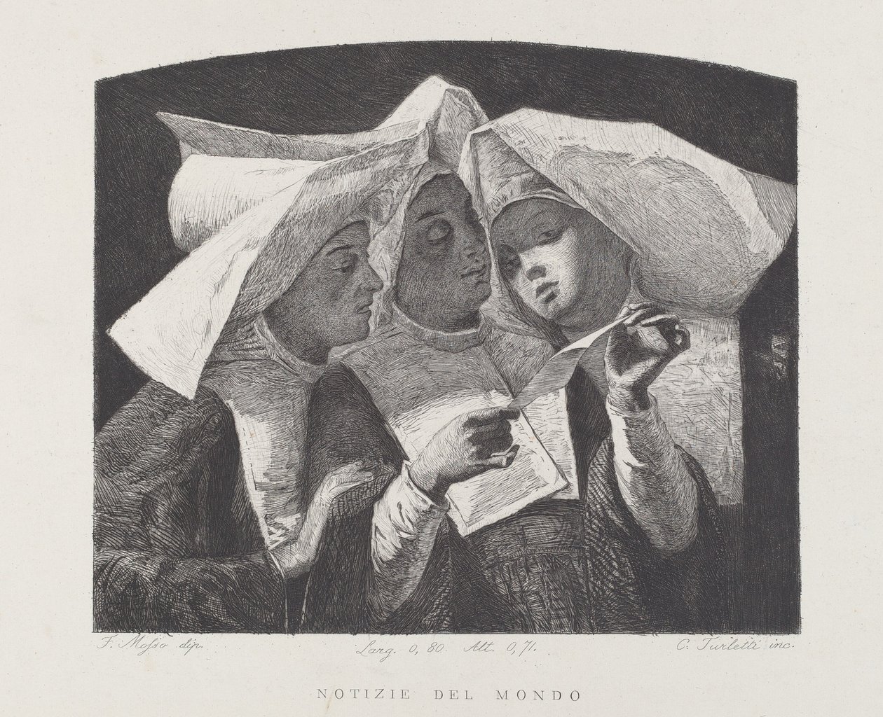 Notizie del mondo da Celestino Turletti, after Francesco Mosso