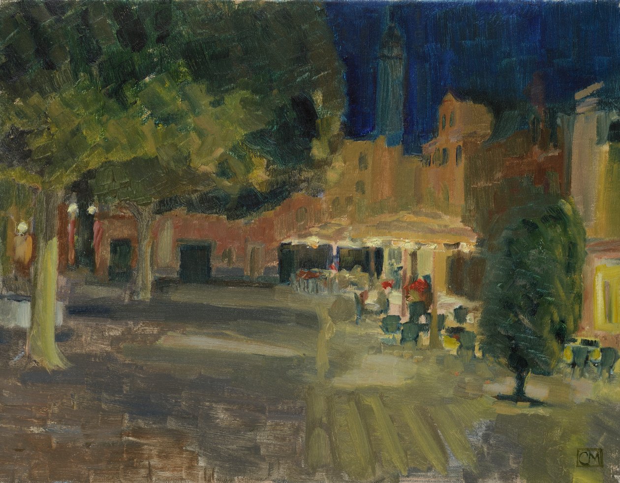 Closing Time, Campo Santa Margherita (painting) da Celia Montague