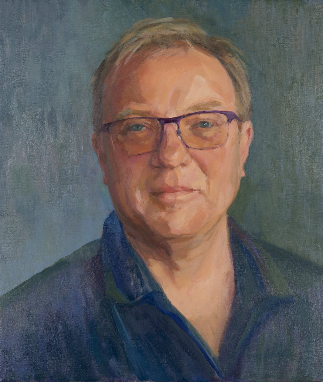 Piers Russell-Cobb 2019 (olio su tela), da Celia Montague