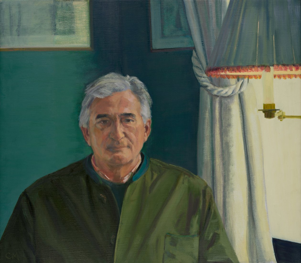 Sir Antony Beevor 2013 (olio su tela) da Celia Montague