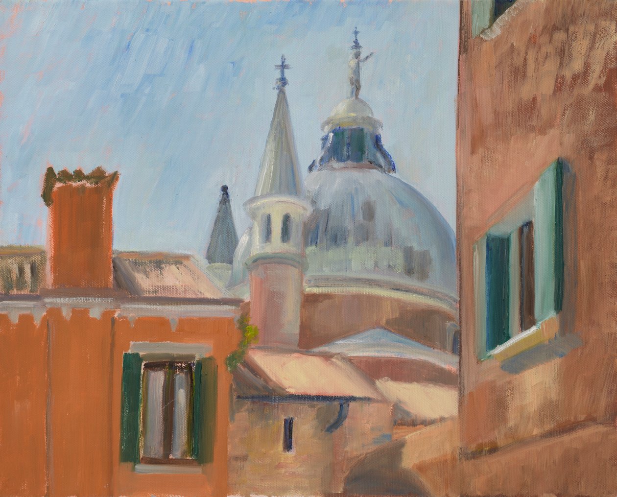 Calore estivo, dietro il Redentore (dipinto) da Celia Montague