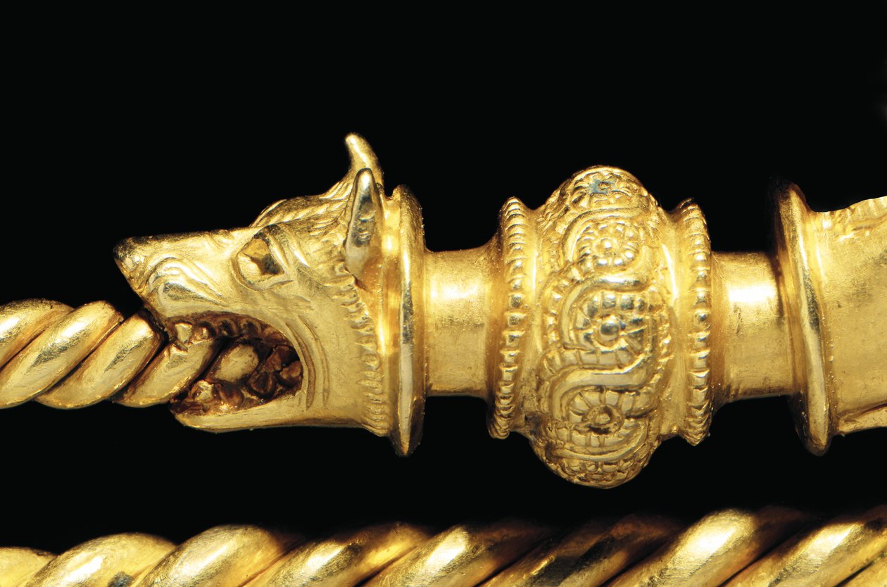 Fibula di guerriero La Tène altamente importante, (dettaglio) da Celtic