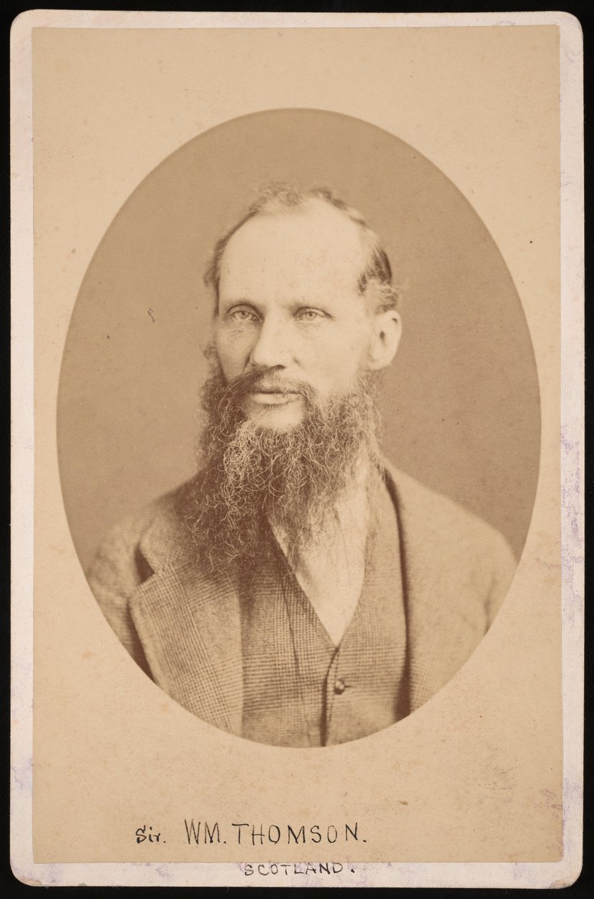 Ritratto di Sir William Thomson, 1° Barone Kelvin 1824-1907, 1876 da Centennial Photographic Company