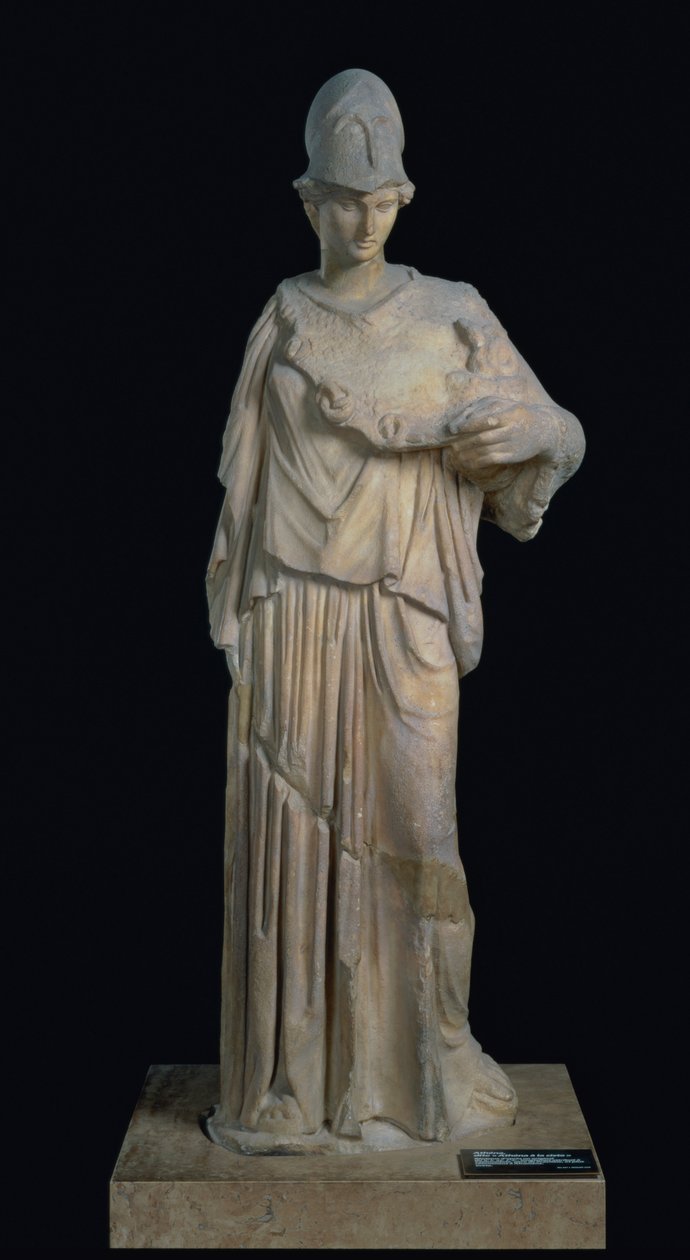 Atena con una cista, copia romana di un originale del IV secolo a.C. (marmo) da Cephisodotus