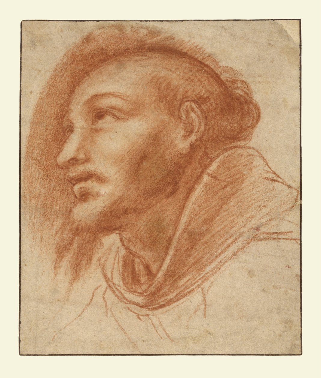 Studio di un frate francescano (forse San Francesco) da Cerano (Giovanni Battista Crespi)