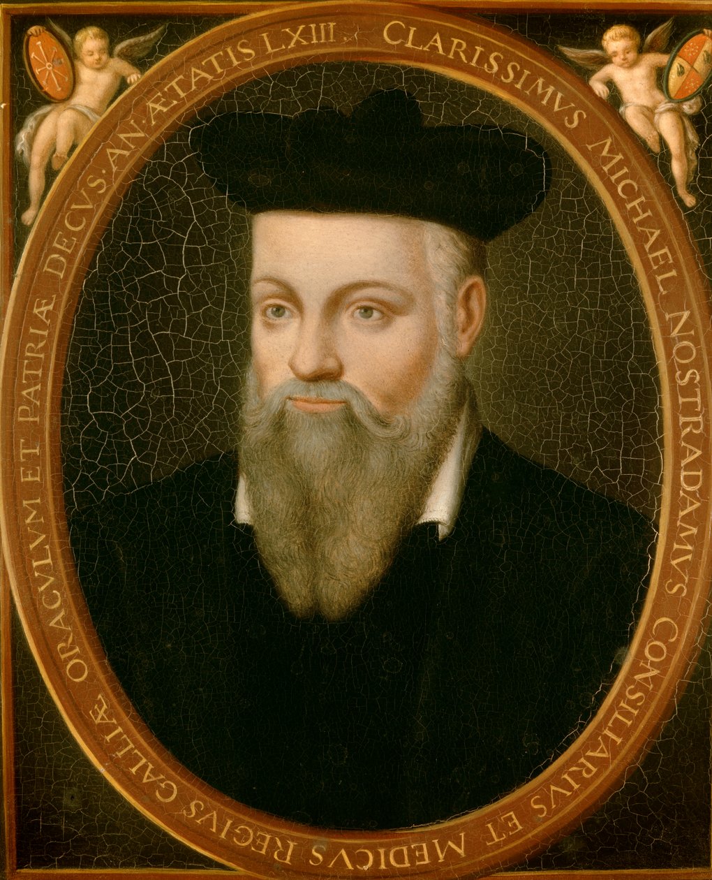 Ritratto di Michel de Nostradamus, noto come Nostradamus, astrologo da Cesar Nostradamus