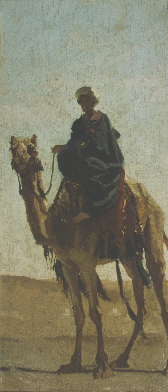 Conduttori di cammelli nel deserto da Cesare Biseo