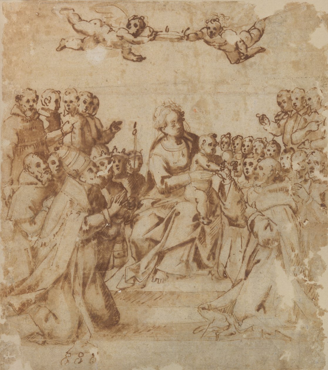 Conversazione sacra da Cesare Nebbia