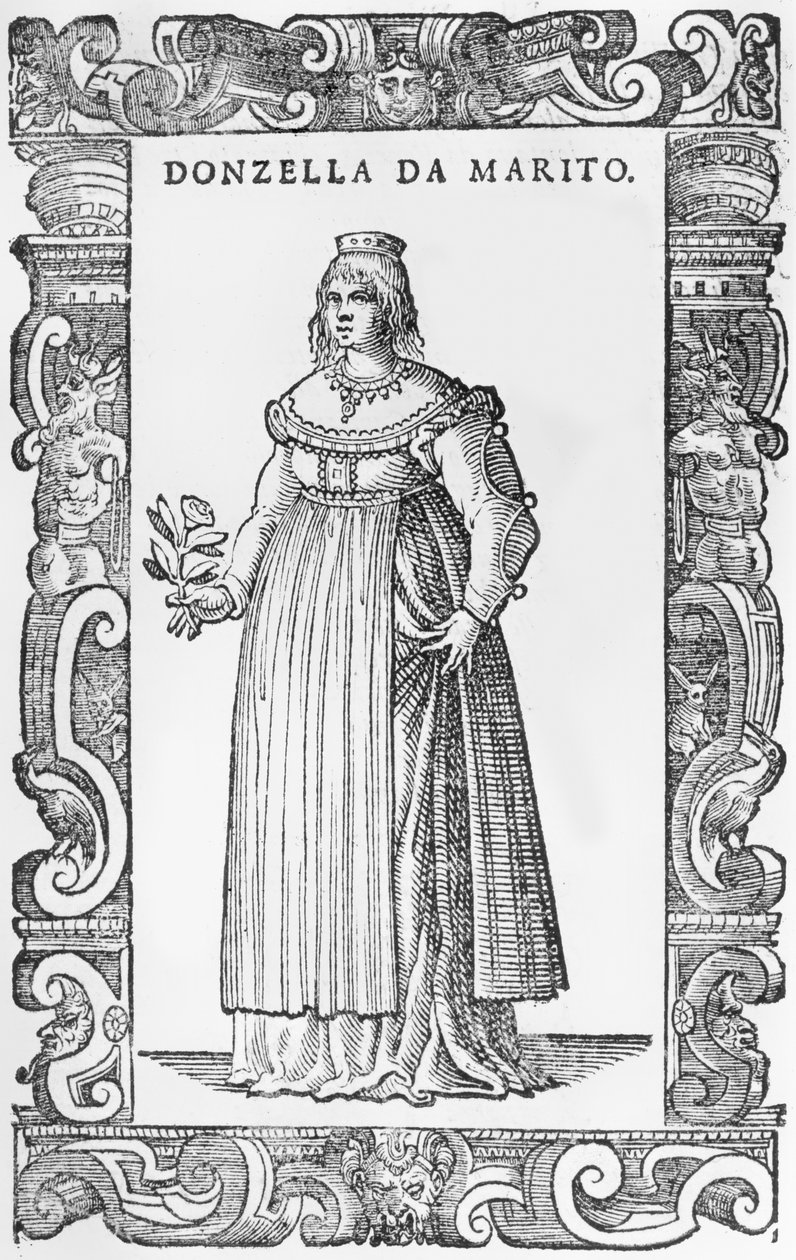 Donzella de Marito, 1590 da Cesare Vecellio