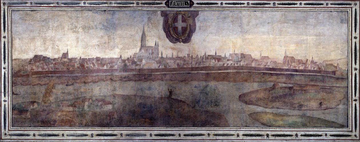 Veduta della città di Vienna, Austria. Veduta delle città dell