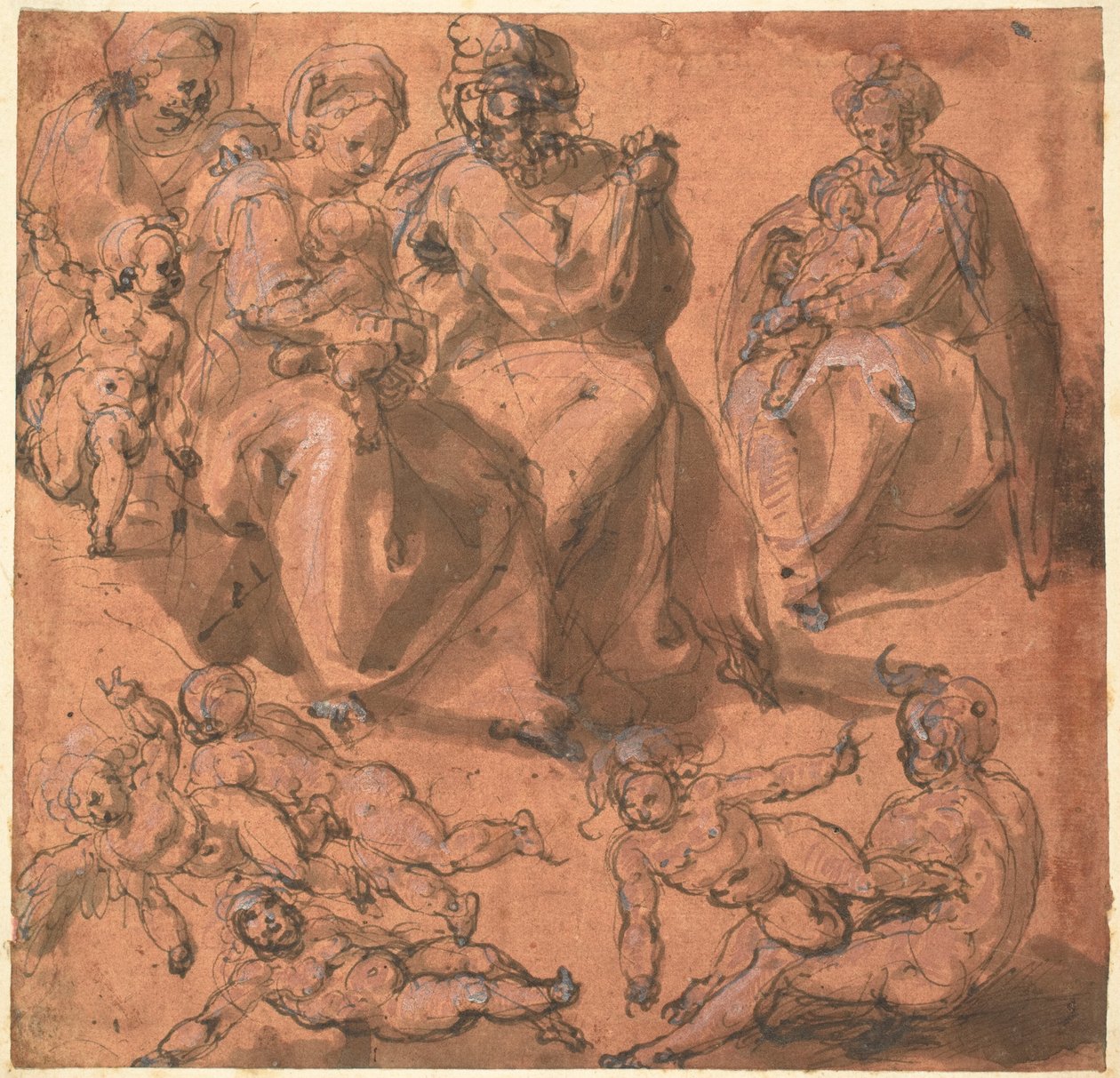 Studi di una Sacra Famiglia da Cesare Pollini