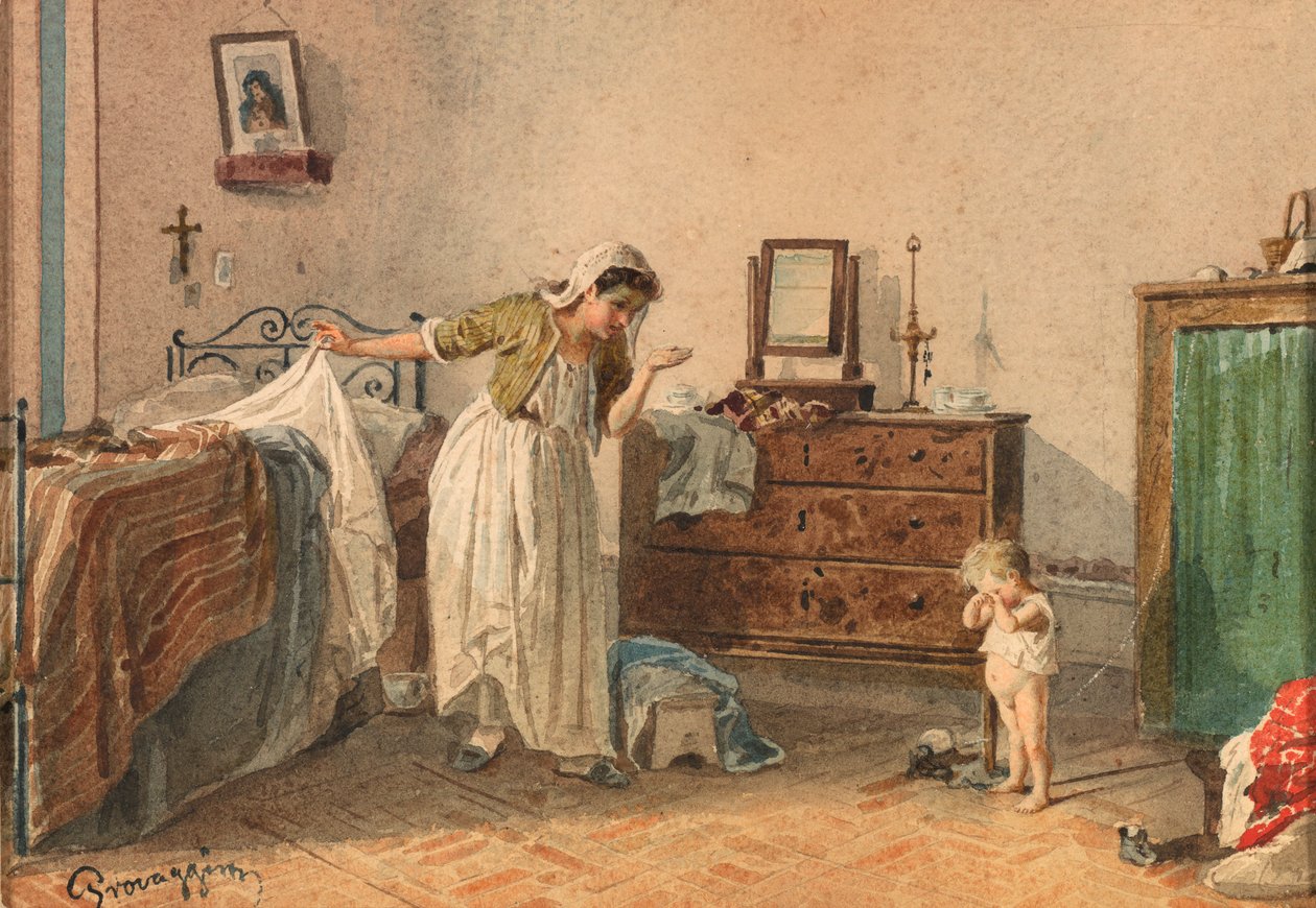 Rimprovero, XIX secolo da Cesare Provaggi