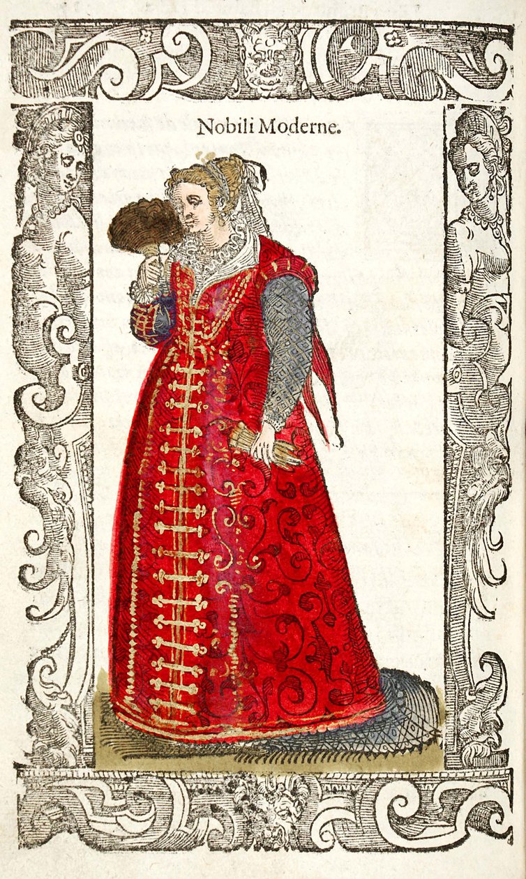 Nobili Moderne. Da: De gli habiti antichi et moderni, 1598 da Cesare Vecellio